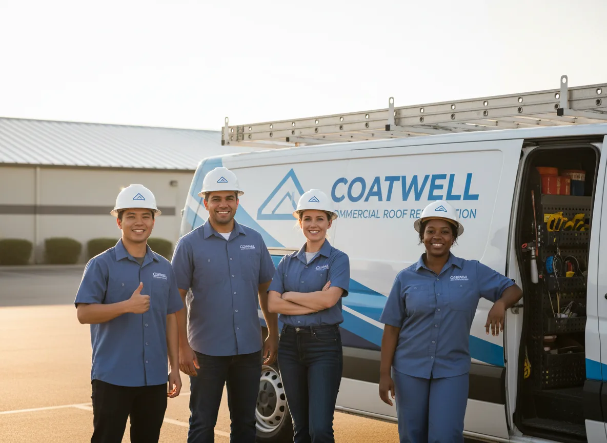 Commercial roof coating company in Newton, WI